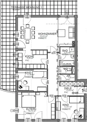 4-Zimmer-Wohnung mieten in Hallein – 109,42 m², € 1.604 – Bild 16 von 16