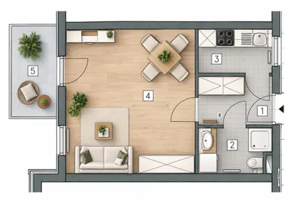 2-Zimmer-Wohnung kaufen in Graz – 35 m², € 134.900 – Bild 7 von 7