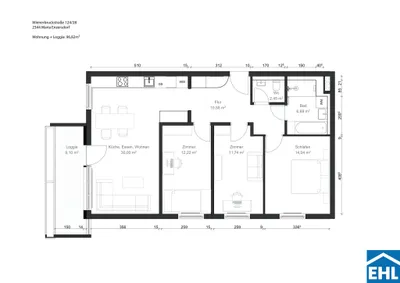 4-Zimmer-Wohnung kaufen in Mödling – 87,72 m², € 349.000 – Bild 24 von 24