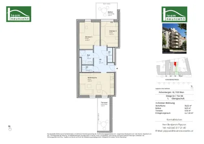 Immobilie kaufen in Wien – 58,02 m², € 394.000 – Bild 19 von 19