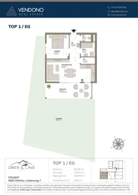 2-Zimmer-Wohnung kaufen in Klagenfurt Land – 49,92 m², € 379.000 – Bild 13 von 13