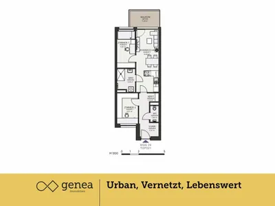3-Zimmer-Wohnung mieten in Graz – 54,08 m², € 792 – Bild 2 von 20