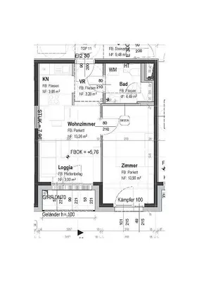 2-Zimmer-Wohnung mieten in Wien – 39 m², € 853 – Bild 7 von 8
