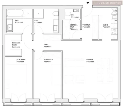 3-Zimmer-Wohnung mieten in Wien – 92 m², € 2.300 – Bild 19 von 21