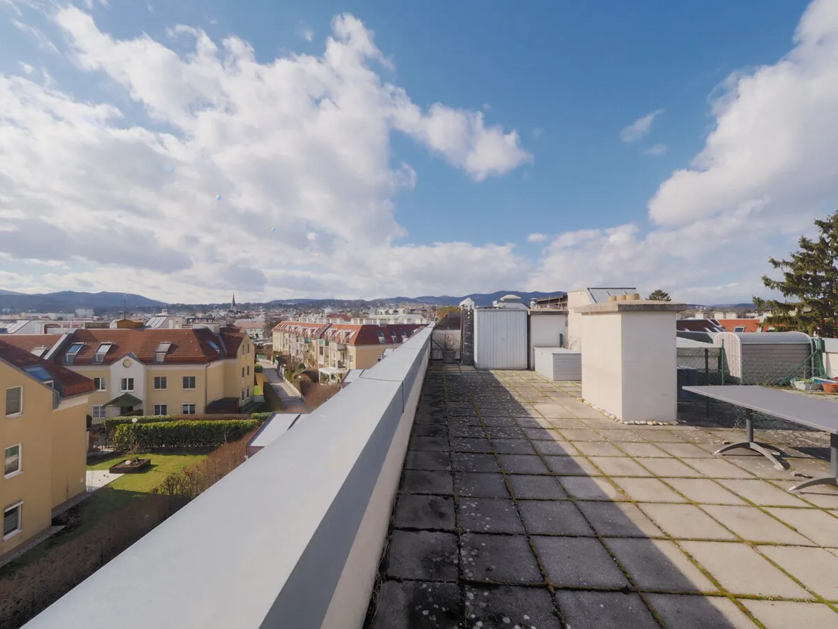 Erstklassige 3-Zi. Wohnung mit Balkon u. Dachterrasse, Grünruhelage und Top-Infrastruktur, Brunn am Gebirge