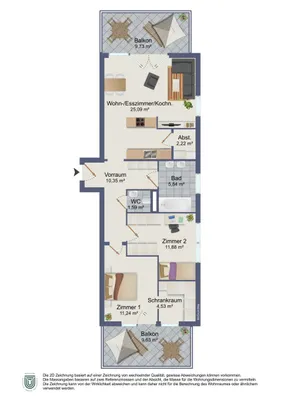 3-Zimmer-Wohnung kaufen in Graz – 73 m², € 360.000 – Bild 16 von 16