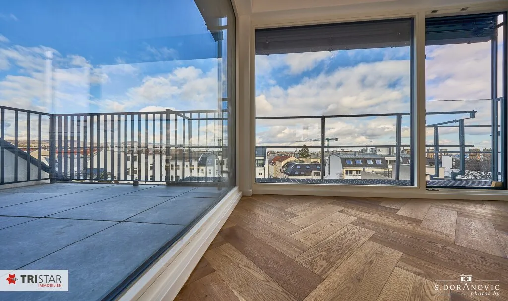 NEU! * Erstbezug * Sofort beziehbar * Luxus-Dachgeschosswohnungen 1180 Wien kaufen - Terrasse + Wienblick - Widok 2