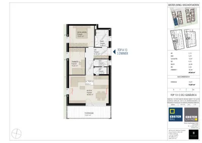 3-Zimmer-Wohnung kaufen in Sankt Johann im Pongau – 69,66 m², € 445.000 – Bild 21 von 22
