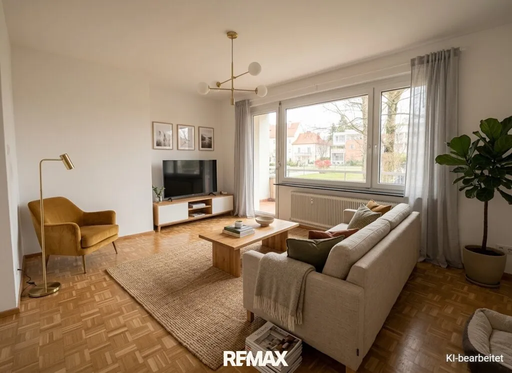 Top-Lage in Klagenfurt: 3,5-Zimmer-Wohnung mit Balkon und Loggia am Fuße des Kreuzbergls – pohled 2