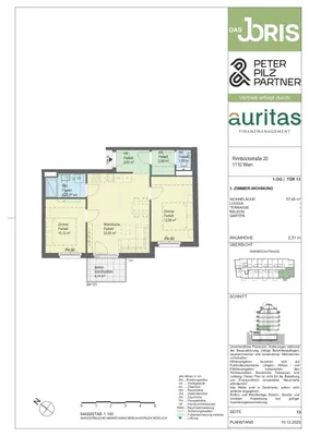 3-Zimmer-Wohnung kaufen in Wien – 57,45 m², € 402.500 – Bild 5 von 5