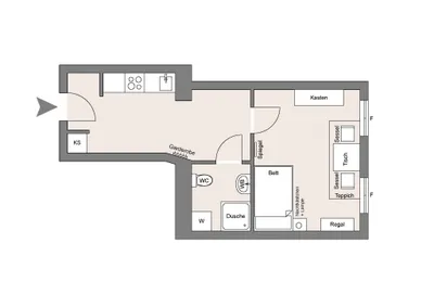 1-Zimmer-Wohnung mieten in Wien – 31 m², € 890 – Bild 7 von 7