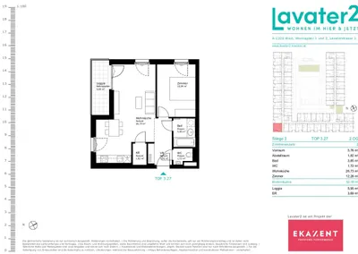 2-Zimmer-Wohnung mieten in Wien – 52,16 m², € 1.029 – Bild 8 von 10