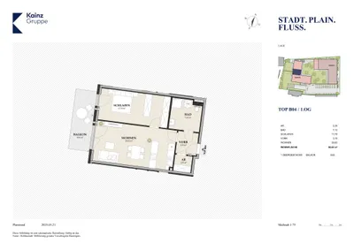 2-Zimmer-Wohnung kaufen in Salzburg Stadt – 56,64 m², € 450.000 – Bild 6 von 7