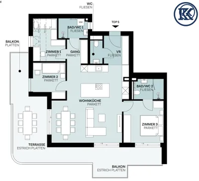 4-Zimmer-Wohnung kaufen in Wien – 88,32 m² – Bild 17 von 19