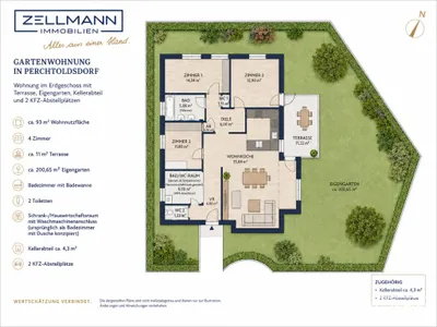 4-Zimmer-Wohnung kaufen in Mödling – 92 m², € 620.000 – Bild 11 von 11
