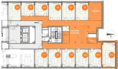 1-Zimmer-Gewerbeimmobilie mieten in Salzburg Stadt – 29 m², € 1.050 – Bild 7 von 9