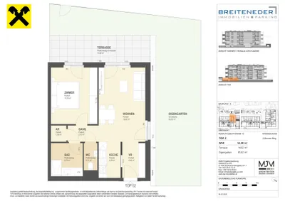2-Zimmer-Wohnung kaufen in Korneuburg – 53,8 m², € 378.400 – Bild 9 von 9