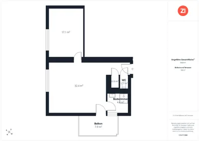 2-Zimmer-Wohnung kaufen in Linz – 51,64 m², € 177.000 – Bild 2 von 9