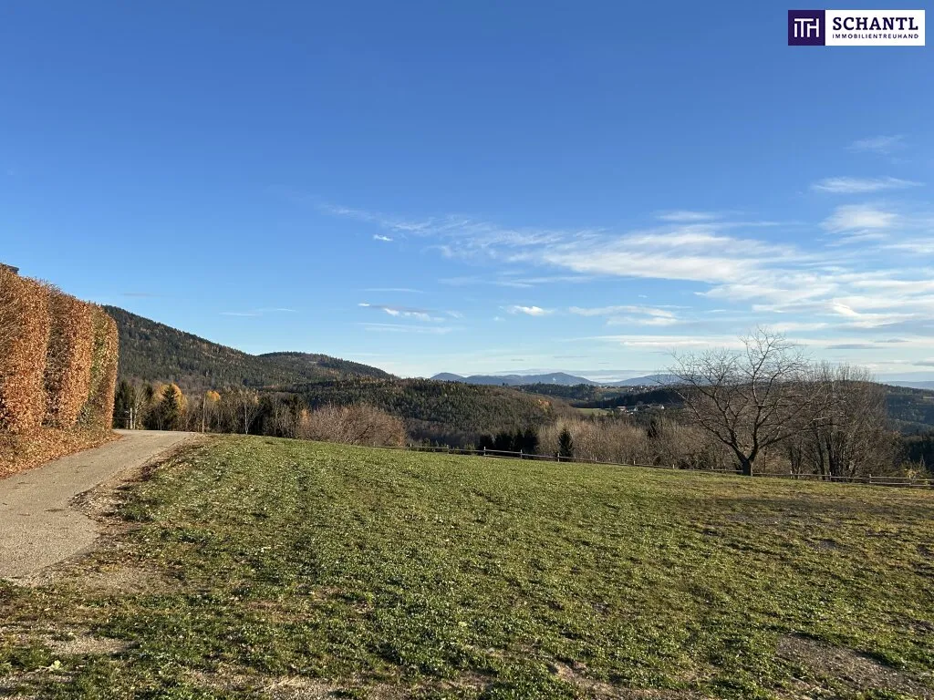 Ihr Platz für Visionen - Exklusives Panoramagrundstück in der Steiermark mit unvergleichlicher Aussicht. Jetzt Besichtigungstermin vereinbaren! - Widok 3