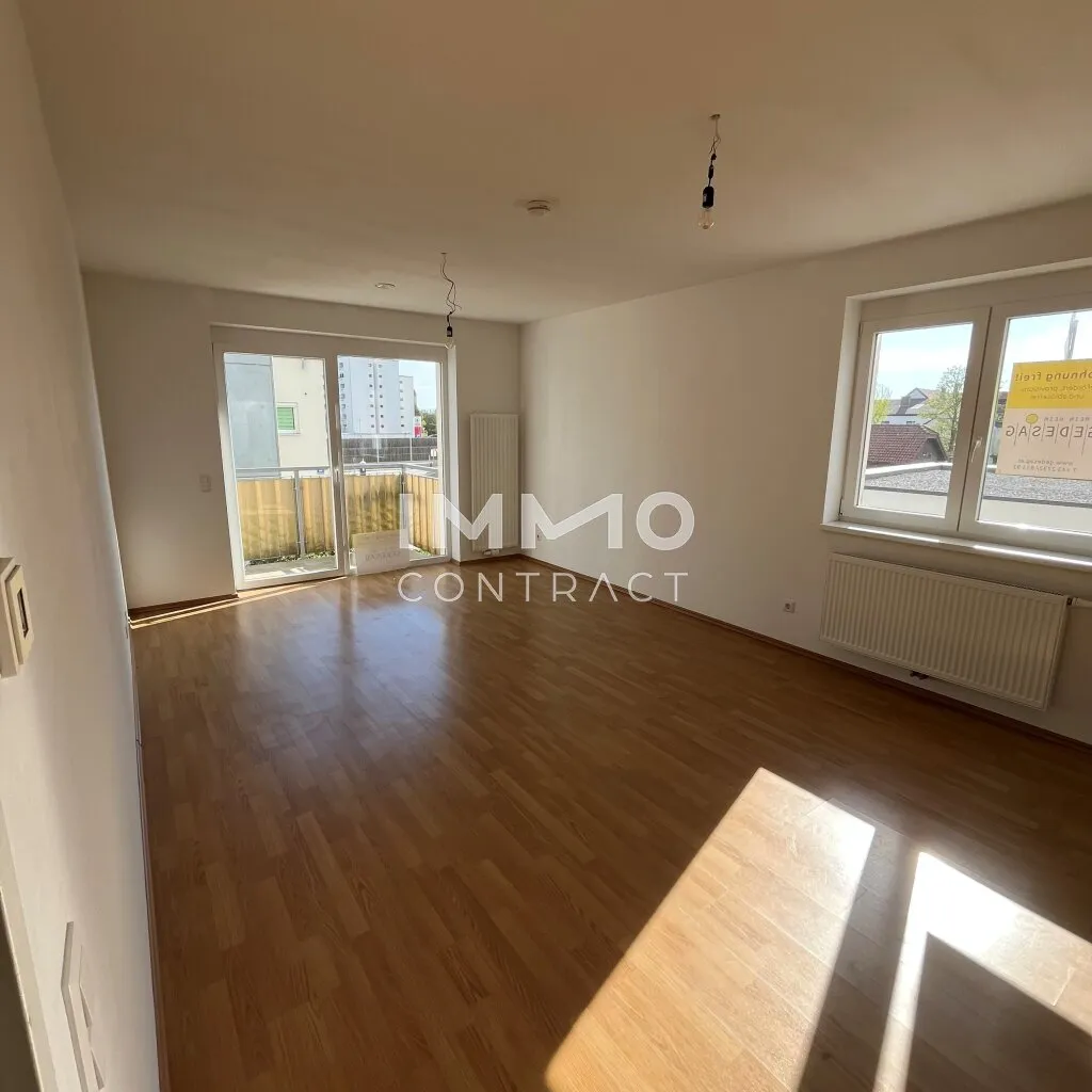 Helle 3-Zi-Wohnung in Pöchlarn mit Balkon & 2 Garagen - 80m², förderbar, 1.016EUR Miete - Ansicht 2