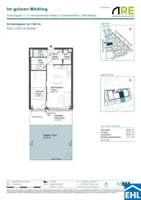 2-Zimmer-Wohnung kaufen in Mödling – 49,23 m², € 339.000 – Bild 11 von 11