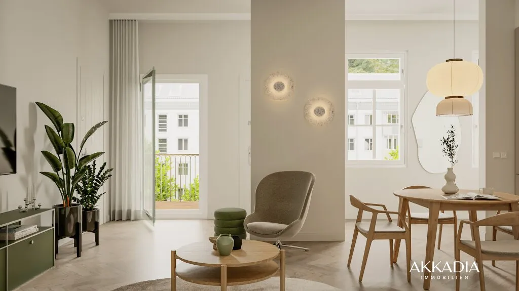 ERSTBEZUG MIT BALKON & BLICK IN DEN ALLERHEILIGENPARK – pohled 3
