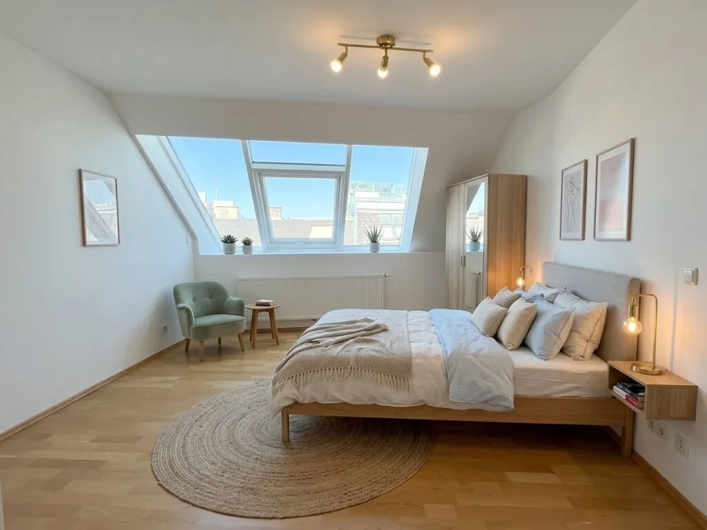 1030! Tolle 3-Zimmer DG-Wohnung mit sonniger Terrasse! Klimatisiert! - Ansicht 3