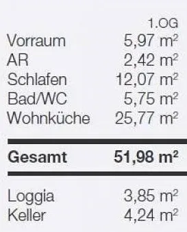 2-Zimmer-Wohnung mieten in Linz – 52 m², € 890 – Bild 13 von 13