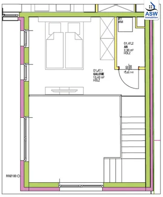 2-Zimmer-Wohnung mieten in Wien – 44,06 m², € 925 – Bild 10 von 10