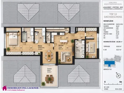 3-Zimmer-Wohnung kaufen in Rohrbach – 142,98 m², € 400.344 – Bild 3 von 7