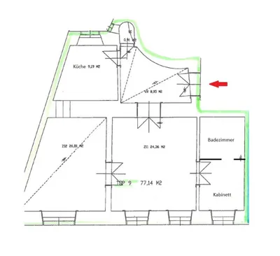 3-Zimmer-Wohnung mieten in Wien – 77 m², € 1.551 – Bild 14 von 14