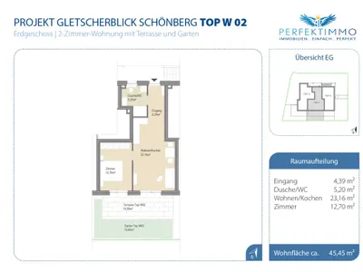 2-Zimmer-Wohnung kaufen in Innsbruck-Land – 45,45 m², € 354.000 – Bild 17 von 20