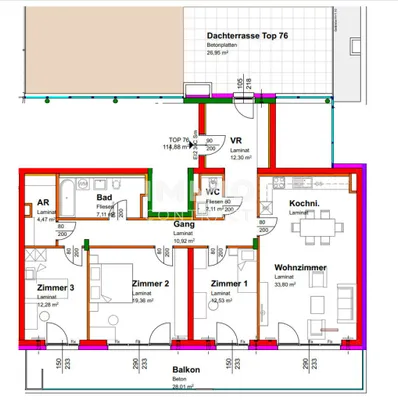 4-Zimmer-Wohnung kaufen in Krems an der Donau – 115 m², € 568.468 – Bild 21 von 21