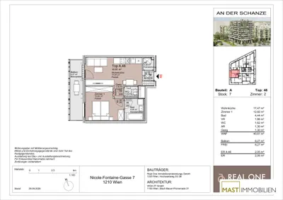 2-Zimmer-Wohnung mieten in Wien – 40,81 m², € 950 – Bild 11 von 11