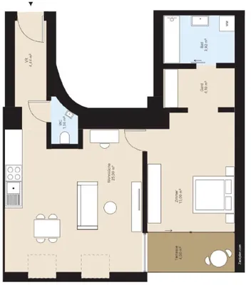 2-Zimmer-Wohnung kaufen in Wien – 51,91 m², € 375.000 – Bild 10 von 10