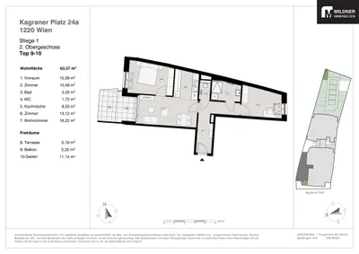 3-Zimmer-Wohnung kaufen in Wien – 62,71 m², € 495.844 – Bild 20 von 26