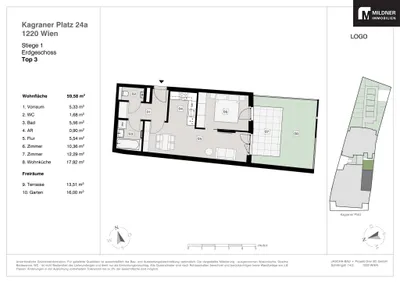3-Zimmer-Wohnung kaufen in Wien – 62,71 m², € 495.844 – Bild 14 von 26