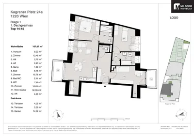 3-Zimmer-Wohnung kaufen in Wien – 62,71 m², € 495.844 – Bild 24 von 26