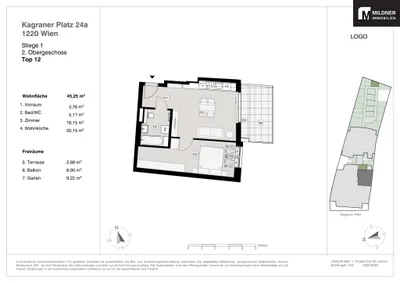 3-Zimmer-Wohnung kaufen in Wien – 62,71 m², € 495.844 – Bild 22 von 26