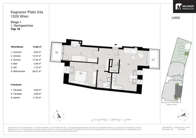 3-Zimmer-Wohnung kaufen in Wien – 62,71 m², € 495.844 – Bild 25 von 26