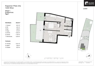 3-Zimmer-Wohnung kaufen in Wien – 62,71 m², € 495.844 – Bild 12 von 26