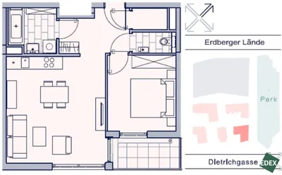 2-Zimmer-Wohnung mieten in Wien – 48,25 m², € 1.199 – Bild 15 von 15