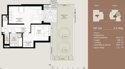 2-Zimmer-Wohnung kaufen in Wien – 56,22 m², € 450.000 – Bild 12 von 12