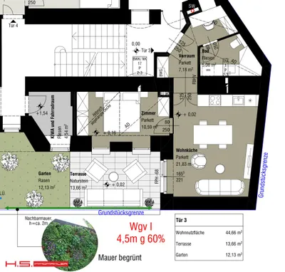 2-Zimmer-Wohnung kaufen in Wien – 45 m², € 479.000 – Bild 17 von 18