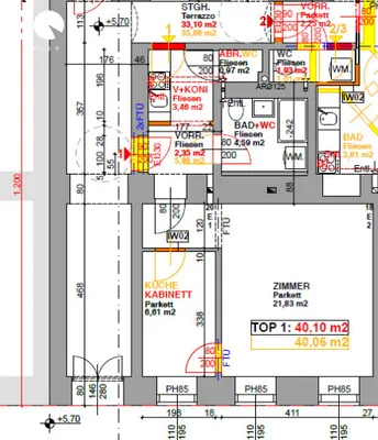2-Zimmer-Wohnung kaufen in Wien – 39,98 m², € 128.500 – Bild 6 von 7