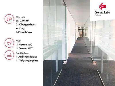 6-Zimmer-Gewerbeimmobilie mieten in Salzburg Stadt – 246 m², € 4.285 – Bild 2 von 9