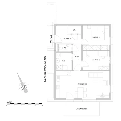 3-Zimmer-Wohnung mieten in Weiz – 77,18 m², € 935 – Bild 2 von 4
