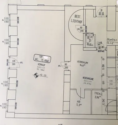 1-Zimmer-Gewerbeimmobilie mieten in Wien – 75 m², € 1.500 – Bild 4 von 5
