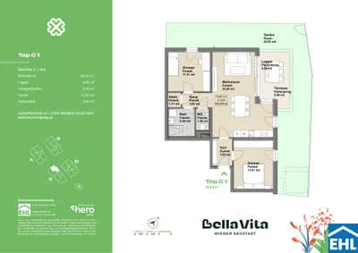 Immobilie kaufen in Wiener Neustadt – 68,94 m², € 286.000 – Bild 10 von 10