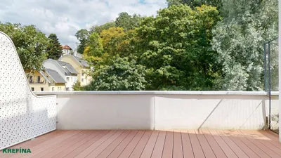 Ghelengasse: Maisonettewohnung bei der Lindwurmwiese - Grünruhelage - Dachterrasse